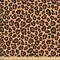 Ambesonne Leopard Print Fabric by The Yard, Orange Color Leopard Texture Illustration Exotic Fauna Inspired Pattern, Decorative Fabric for Upholstery and Home Accents, 3 Yards, Orange Black